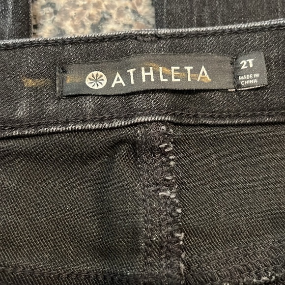 Athleta Crop Kick Tuxedo Jeans, size 2T - Picture 7 of 10